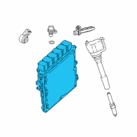 OEM 2021 BMW X3 BASIC COTROL UNIT DME Diagram - 12-14-5-A05-9D6