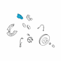 OEM Ford Caliper Diagram - 7R3Z-2B120-A