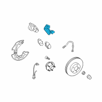 OEM 2014 Ford Mustang Caliper Mount Diagram - CR3Z-2B292-B