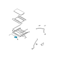 OEM 2014 Hyundai Genesis Coupe Motor Assembly-Sunroof Diagram - 81631-3M000