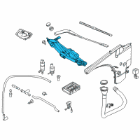 OEM 2009 BMW 128i Windshield Wiper Motor Diagram - 61-61-7-192-963