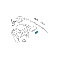 OEM 2008 Kia Sportage Side Impact Sensor Assembly Diagram - 959202E000