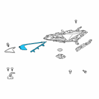 OEM Lexus RIM, HEADLAMP, RH Diagram - 81116-11100