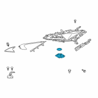 OEM 2018 Lexus LC500h Computer Sub-Assembly, HEADLAMP Diagram - 81016-11050