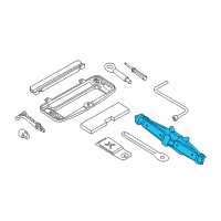 OEM 2015 BMW ActiveHybrid 5 Lifting Jack Diagram - 71-12-6-799-169