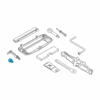OEM 2015 BMW M5 Wheel Stud Locks Diagram - 36-13-2-453-961