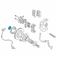 OEM 1986 Dodge Power Ram 50 Seal Diagram - MB526395