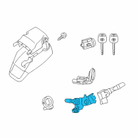 OEM 2008 Toyota Sequoia Headlamp Dimmer Switch Diagram - 84140-07140