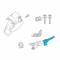 OEM Lexus RX330 Switch Assy, Windshield Wiper Diagram - 84652-0E011