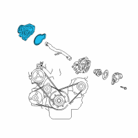 OEM Honda Civic Water Pump (Yamada) Diagram - 19200-P72-013