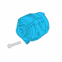 OEM Saturn Aura GENERATOR Assembly Diagram - 15947363