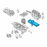 OEM Ford Explorer Heater Core Diagram - CG1Z-18476-B