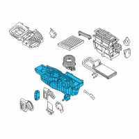 OEM 2011 Ford Taurus AC & Heater Assembly Diagram - CG1Z-19850-C
