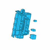 OEM 2022 Cadillac XT6 Fuse & Relay Box Diagram - 84590860