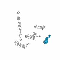 OEM 2003 Lincoln Aviator Knuckle Diagram - 4C5Z-3K185-AA