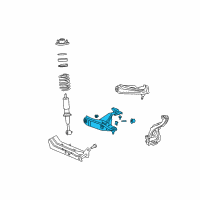 OEM 2005 Lincoln Aviator Lower Control Arm Diagram - 3C5Z-3078-AA