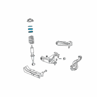 OEM Lincoln Aviator Spring Insulator Diagram - 2C5Z-5415-AA