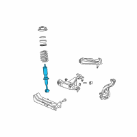 OEM 2005 Lincoln Aviator Shock Diagram - 4C5Z-18124-B