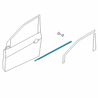 OEM Kia Forte WEATHERSTRIP Assembly-Front Door Belt Diagram - 82220A7010