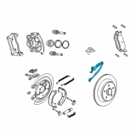 OEM 2007 Dodge Ram 1500 TUBE/HOSE-Brake Diagram - 55398155AB