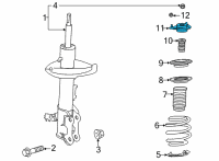 OEM 2022 Toyota Highlander Strut Mount Diagram - 48609-0E090