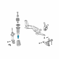 OEM 2015 Toyota Yaris Spring Bumper Diagram - 48331-52100