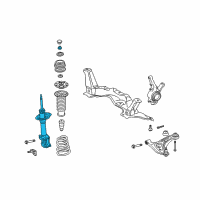 OEM 2009 Scion xD Strut Diagram - 48510-80380