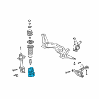 OEM 2015 Toyota Prius C Coil Spring Diagram - 48131-52J51