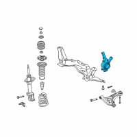 OEM Toyota Prius C Knuckle Diagram - 43212-52050