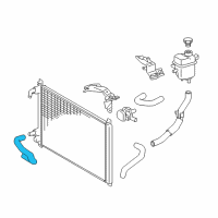 OEM 2018 Lexus GS300 Hose, INTERCOOLER Cooling Diagram - 16557-36020