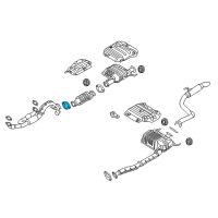 OEM 2011 Kia Sedona Gasket-Exhaust Pipe Diagram - 287644D600