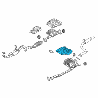 OEM 2006 Kia Sedona Panel-Heat Protector Diagram - 287934D000