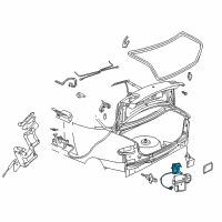 OEM 1999 Chevrolet Cavalier Actuator Diagram - 22621087