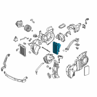 OEM 2016 Hyundai Santa Fe Sport Core Assembly-Evaporator Diagram - 97927-B8000