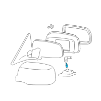 OEM 2001 Lexus LS430 Bulb Diagram - 90981-11038