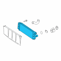 OEM 2008 Dodge Sprinter 2500 INTRCOOLR-Charge Air Diagram - 68013636AA