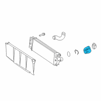 OEM 2009 Dodge Sprinter 2500 Hose-Charge Air Cooler Diagram - 68013655AA