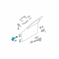 OEM 2011 Hyundai Azera Checker Assembly-Front Door, LH Diagram - 79380-3L000