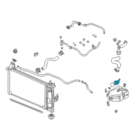 OEM Pontiac Aztek Cap-Coolant Recovery Reservoir Diagram - 10260712