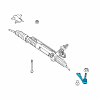 OEM BMW 330i Tie Rod End, Right Diagram - 32-10-6-767-782