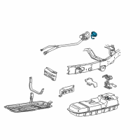 OEM 2001 Ford Explorer Fuel Tank Caps Diagram - F8AZZ9030AA