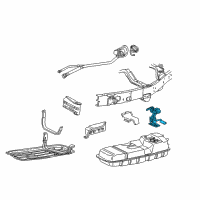 OEM 1998 Mercury Mountaineer Fuel Pump Diagram - F7PZ-9H307-BE