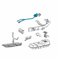 OEM 2000 Ford Explorer Filler Pipe Diagram - XL2Z-9034-FB