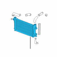 OEM GMC Savana 2500 Intercooler Diagram - 19130008