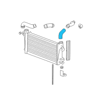 OEM Chevrolet Express 3500 Inlet Tube Diagram - 22865371