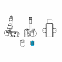 OEM 2022 Jeep Wagoneer Valve Stem Diagram - 68494962AA