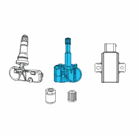 OEM 2019 Jeep Grand Cherokee Tire Pressure Sensor Diagram - 68252495AC