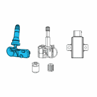 OEM Jeep Compass Tire Pressure Sensor Diagram - 68313387AC