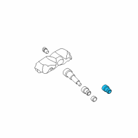 OEM Hyundai Elantra Nut-TPMS Diagram - 52934-2L100