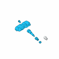 OEM Hyundai Elantra Tpms Valve Diagram - 52933-2L700